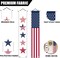 4th of July Door Banner Stars Stripe Hanging Banner Independence Day Memorial Day Patriotic Porch Sign Home Yard Indoor Outdoor Decoration